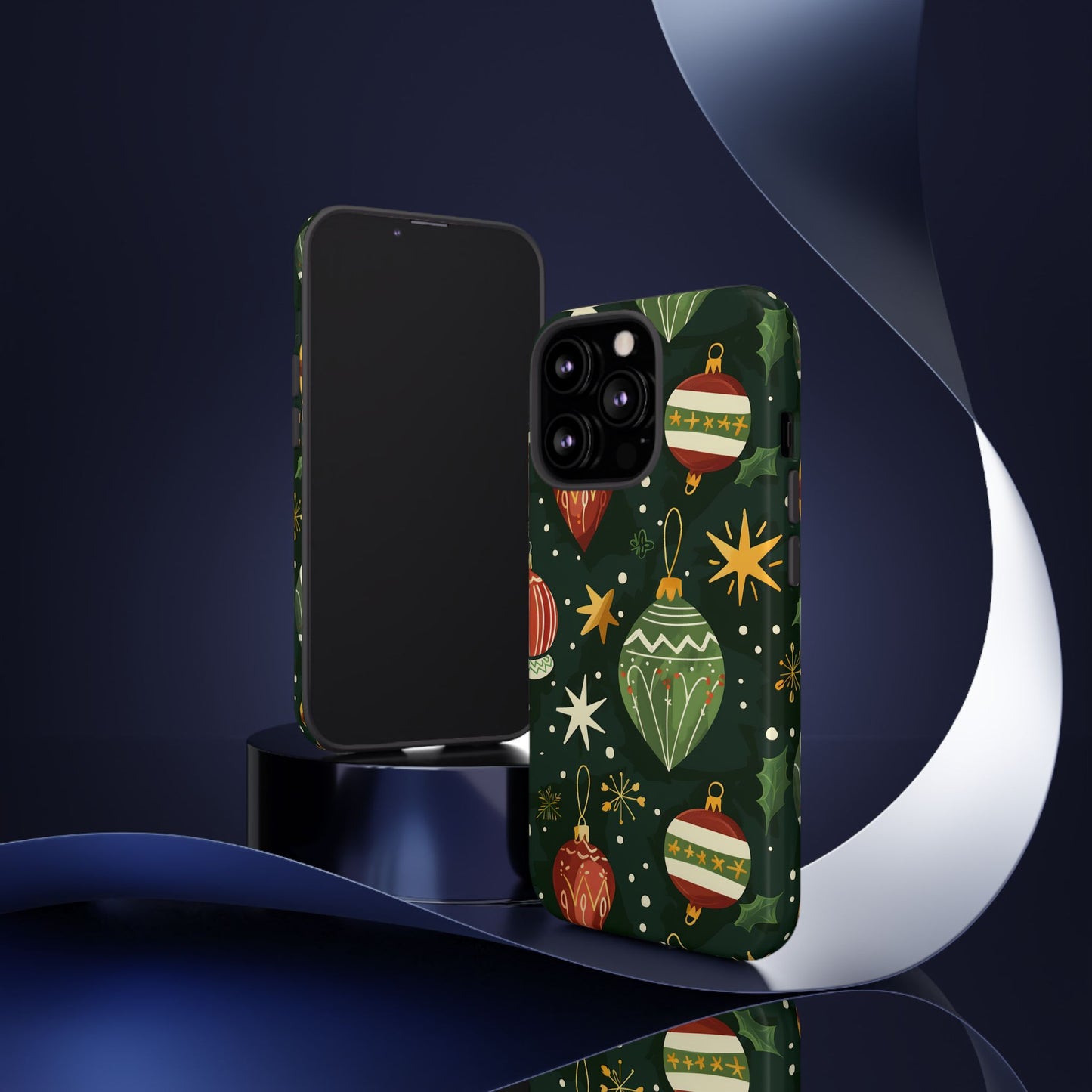 Evergreen Ornament Magic – Tough Glossy iPhone Case