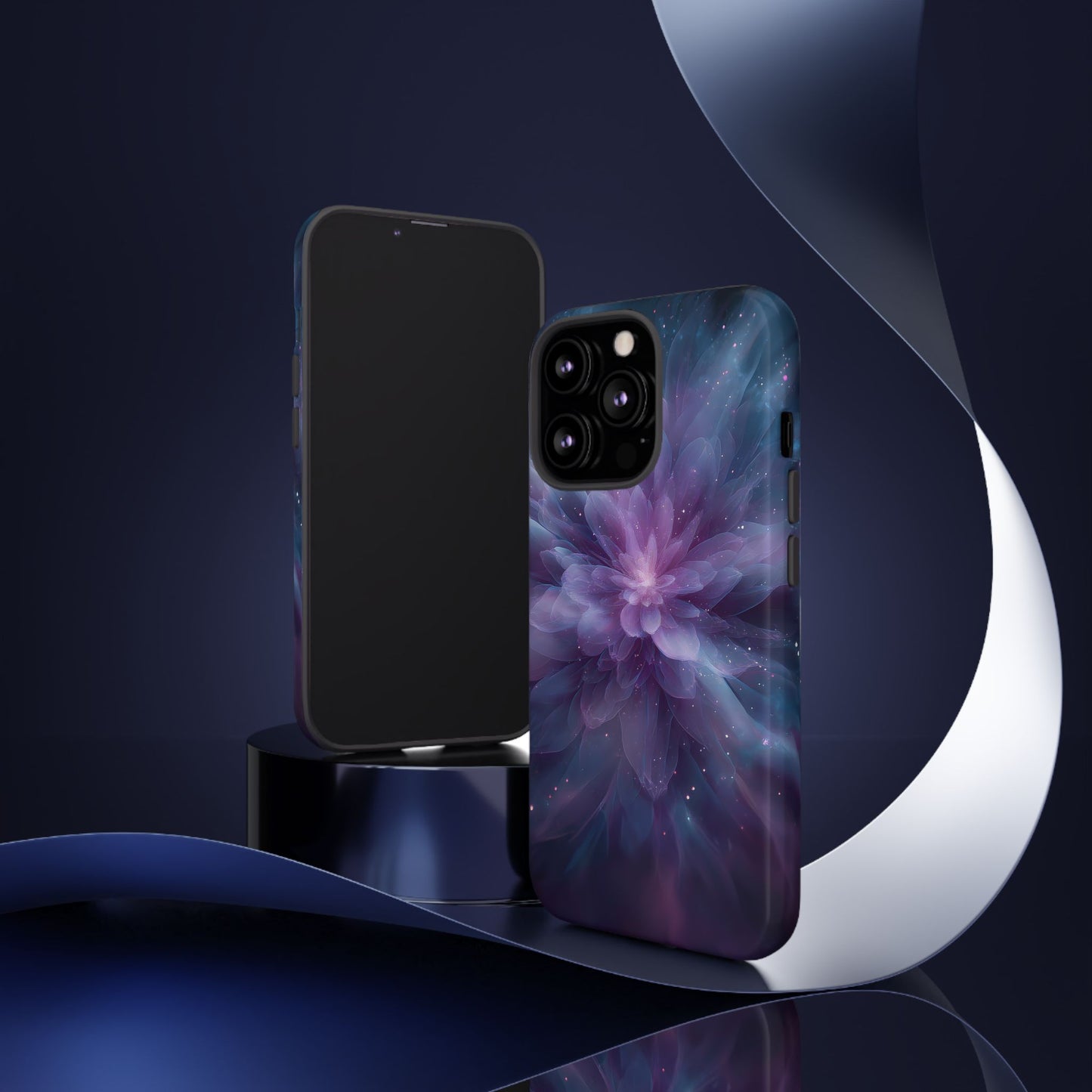 Celestial Bloom – Tough Glossy iPhone Case