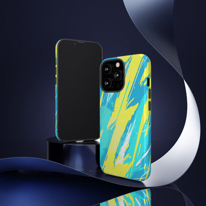 Neon Surge – Tough Glossy iPhone Case