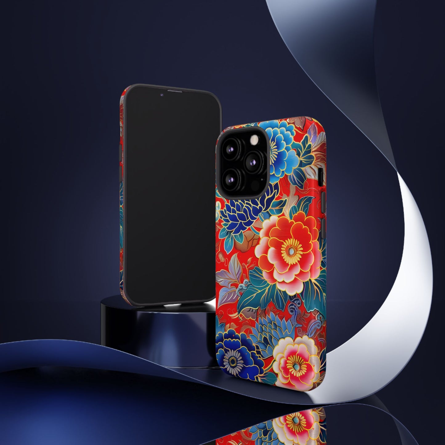 Oriental Blossom – Tough Glossy iPhone Case