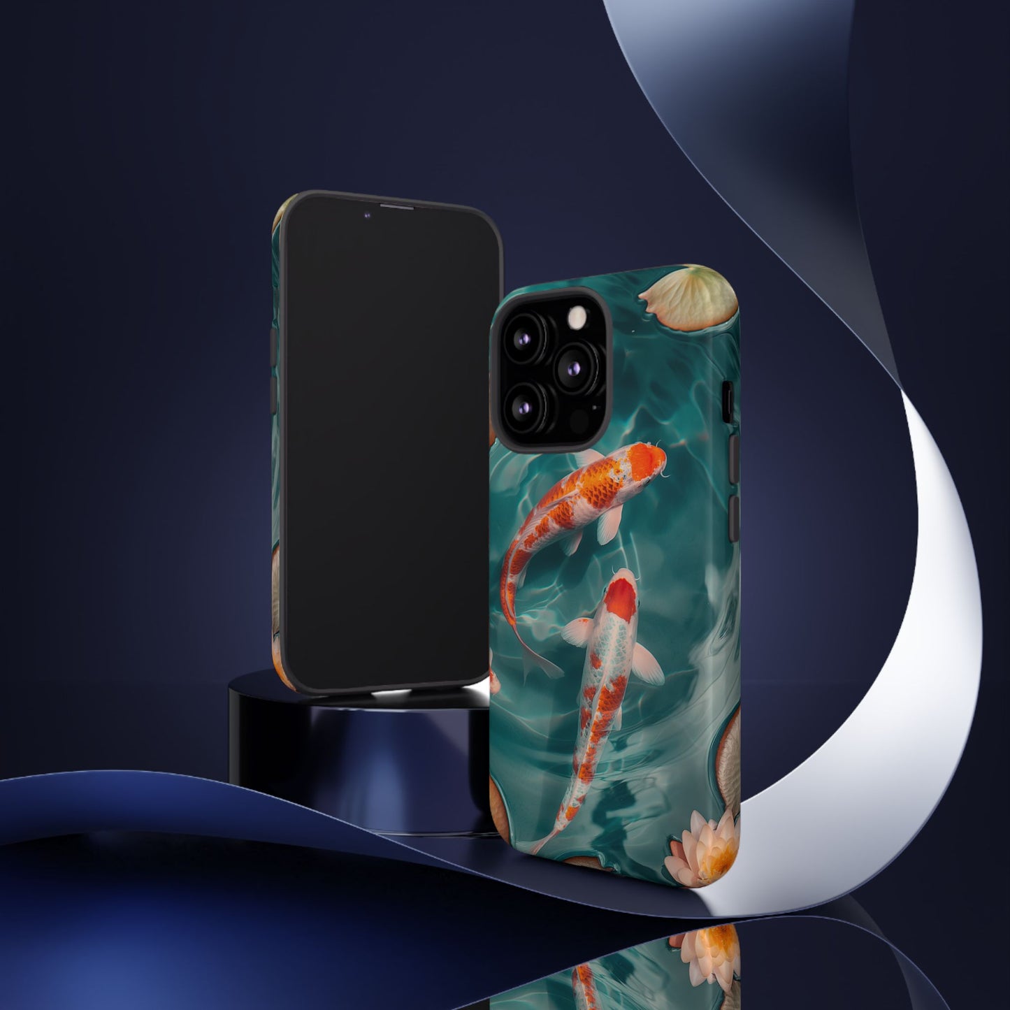 Tranquil Koi Pond – Tough Glossy iPhone Case
