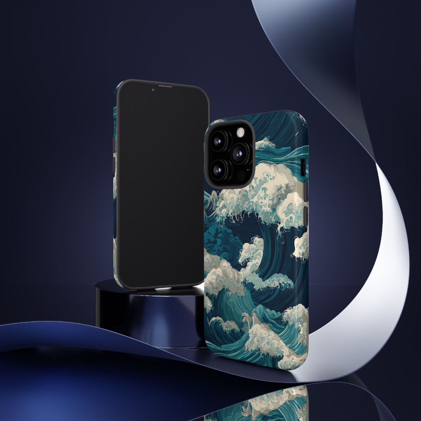 Eternal Waves – Tough Glossy iPhone Case