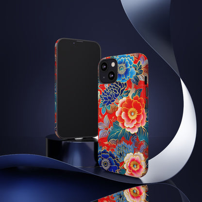 Oriental Blossom – Tough Glossy iPhone Case
