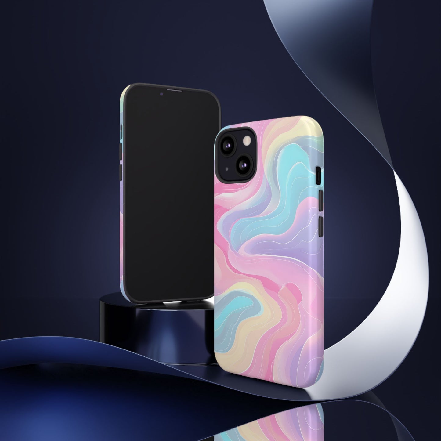 Pastel Mirage – Tough Glossy iPhone Case