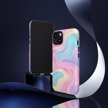 Pastel Mirage – Tough Glossy iPhone Case
