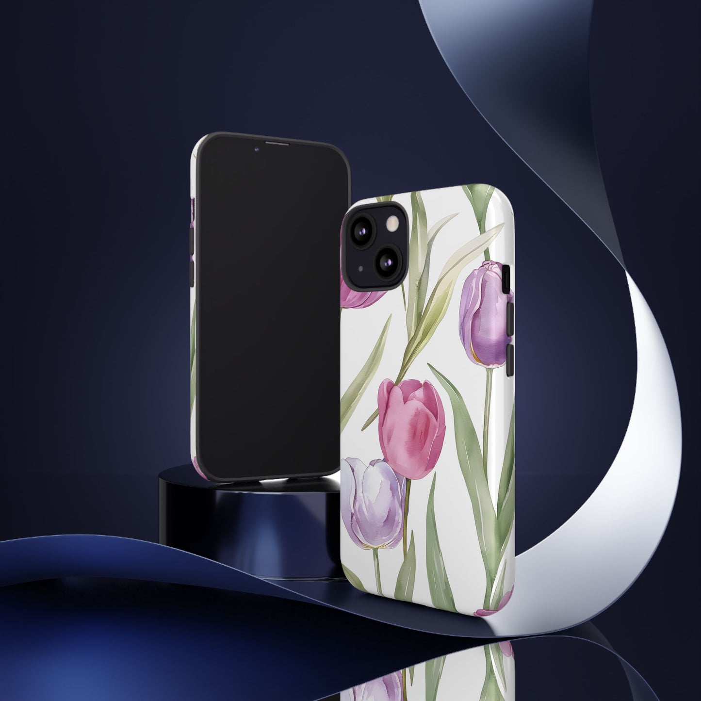 Tulip Serenade – Tough Glossy iPhone Case