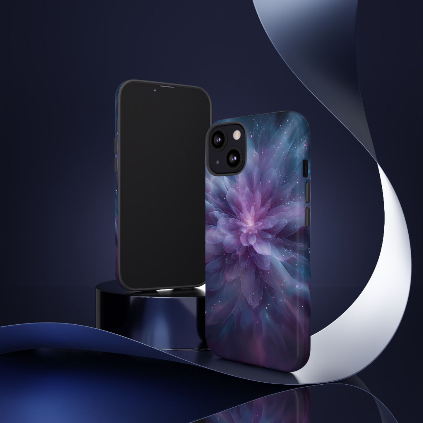 Celestial Bloom – Tough Glossy iPhone Case