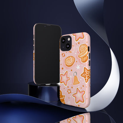 Gingerbread Sweet Stars – Tough Glossy iPhone Case