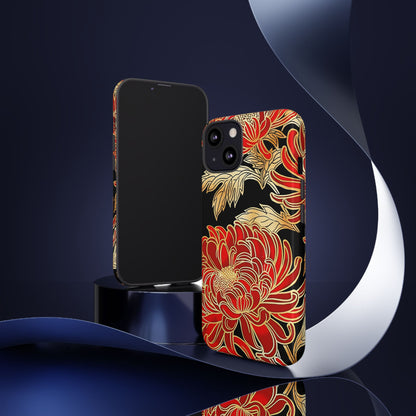 Ember Petals – Tough Glossy iPhone Case