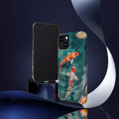 Tranquil Koi Pond – Tough Glossy iPhone Case