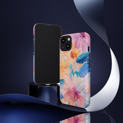 Radiant Bloom – Tough Glossy iPhone Case