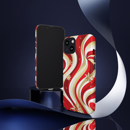 Peppermint Waves – Tough Glossy iPhone Case