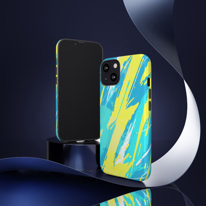Neon Surge – Tough Glossy iPhone Case