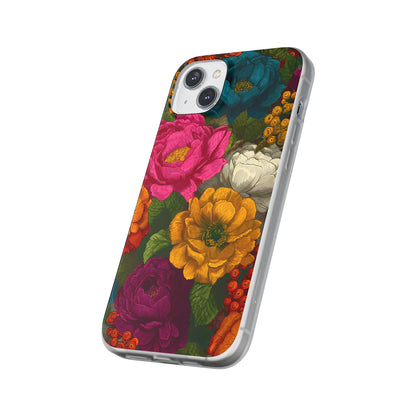 Midnight Bloom - Flexi iPhone Case