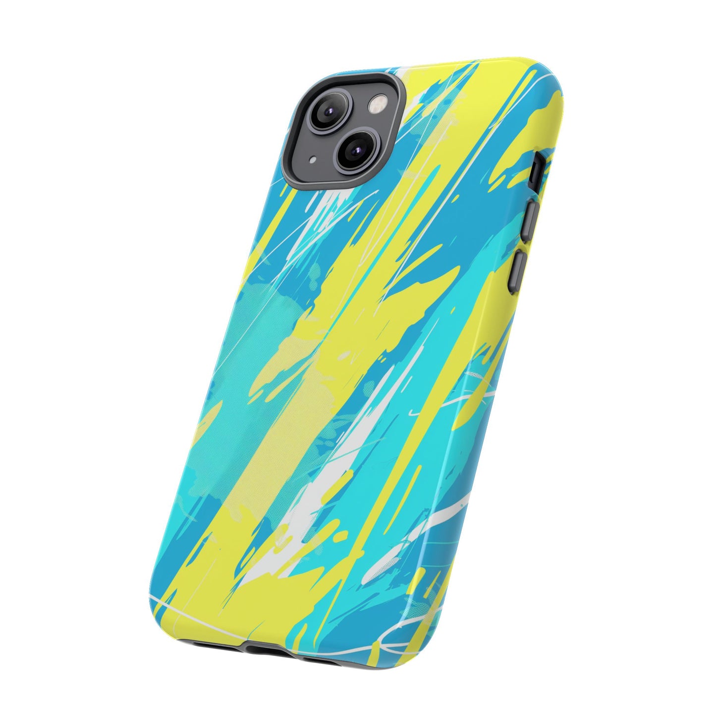 Neon Surge – Tough Glossy iPhone Case