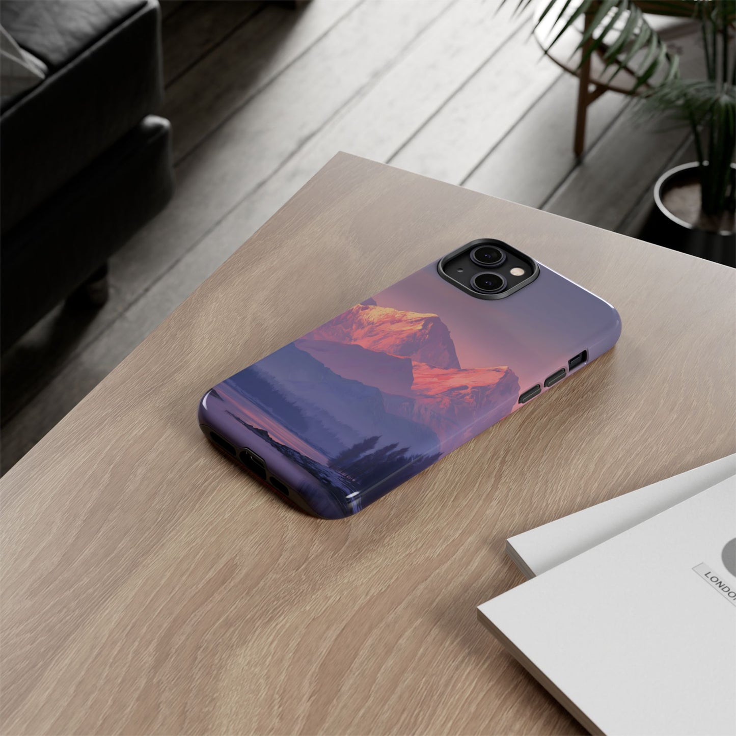 Crimson Peaks – Tough Glossy iPhone Case