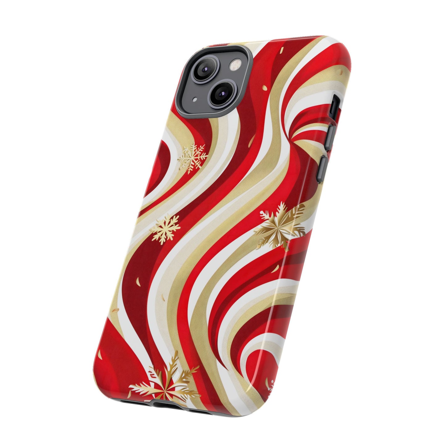 Peppermint Waves – Tough Glossy iPhone Case