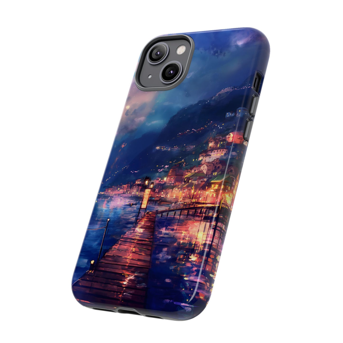 Twilight Harbor – Tough Glossy iPhone Case