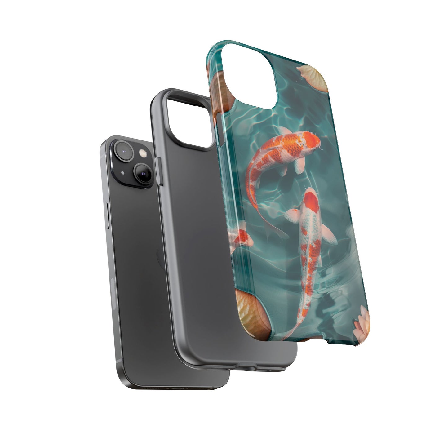 Tranquil Koi Pond – Tough Glossy iPhone Case