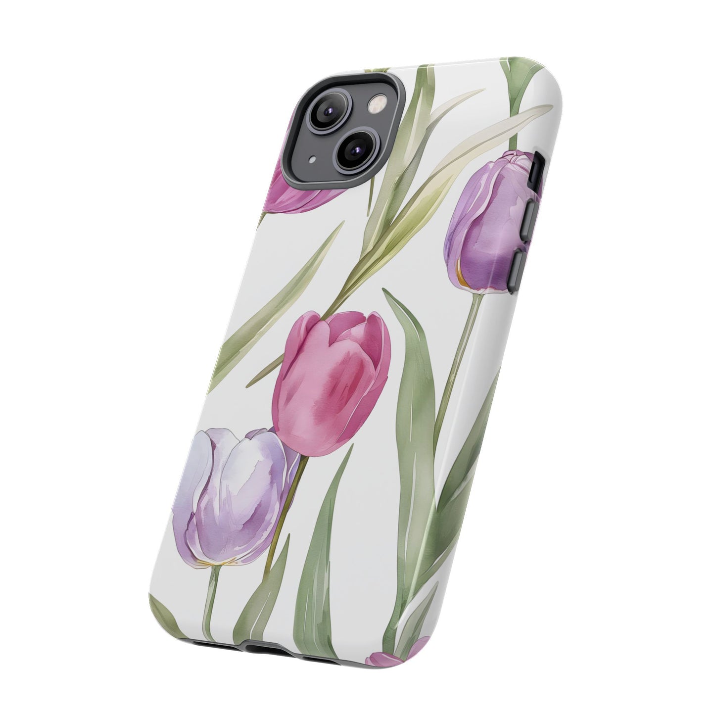 Tulip Serenade – Tough Glossy iPhone Case