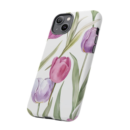 Tulip Serenade – Tough Glossy iPhone Case
