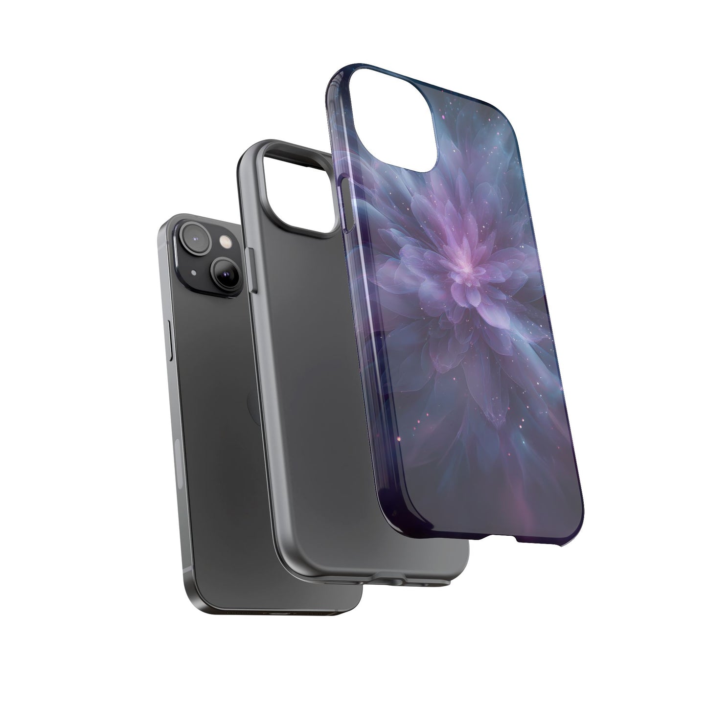 Celestial Bloom – Tough Glossy iPhone Case