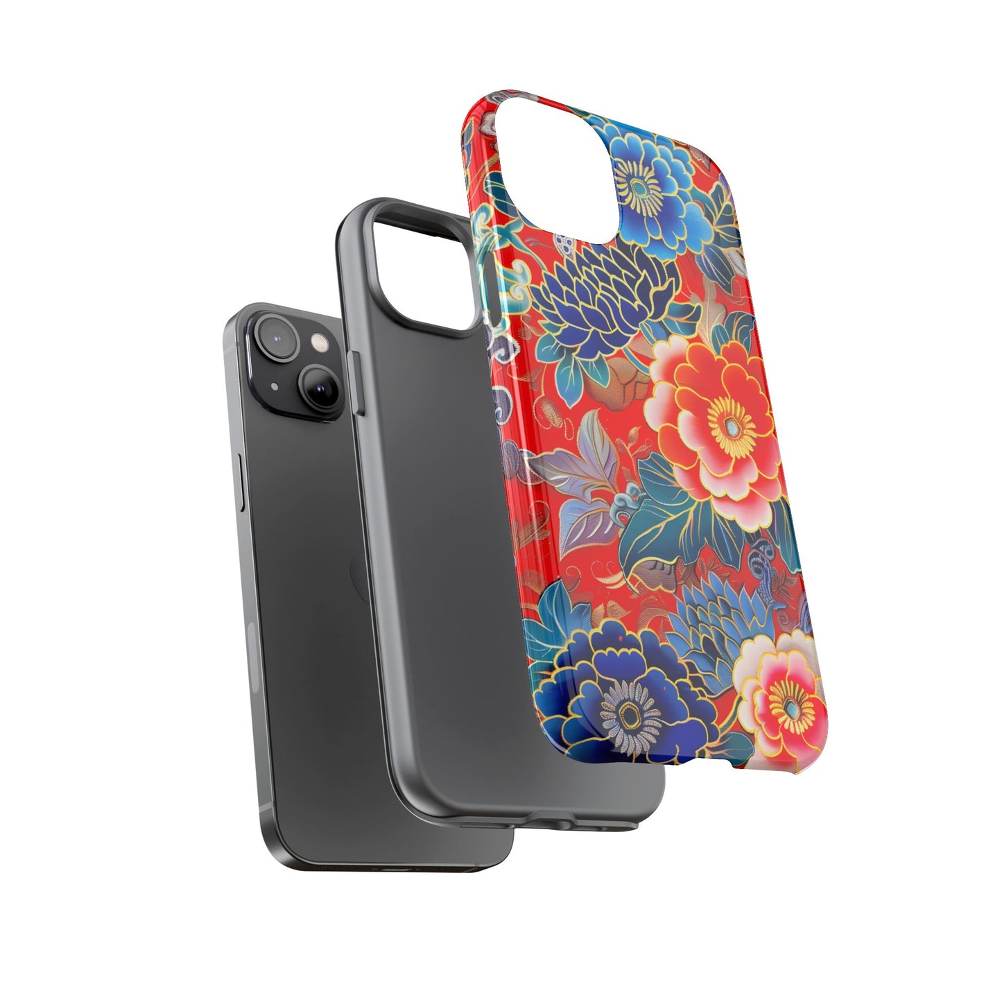 Oriental Blossom – Tough Glossy iPhone Case