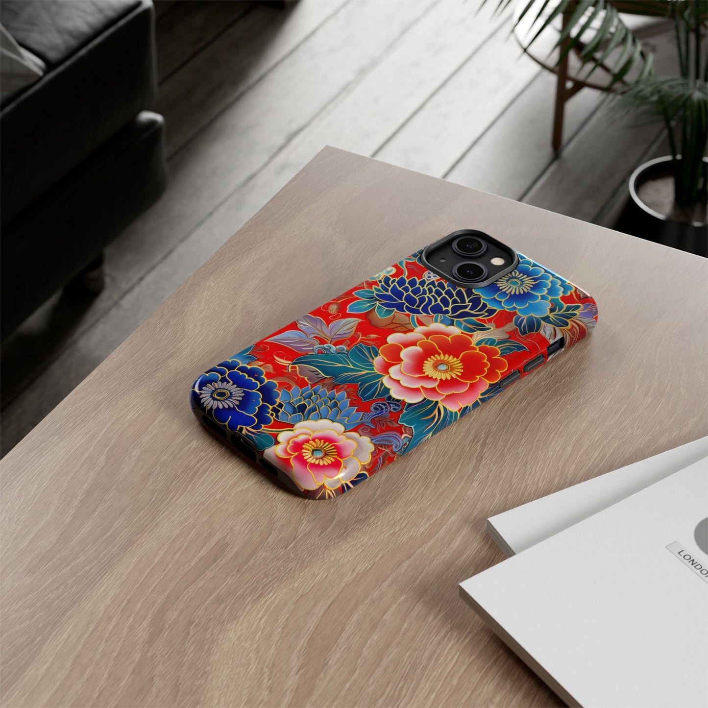 Oriental Blossom – Tough Glossy iPhone Case