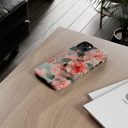 Sakura Drift – Tough Glossy iPhone Case
