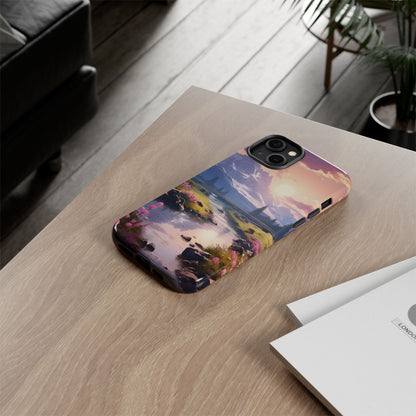 Alpine Dawn – Tough Glossy iPhone Case