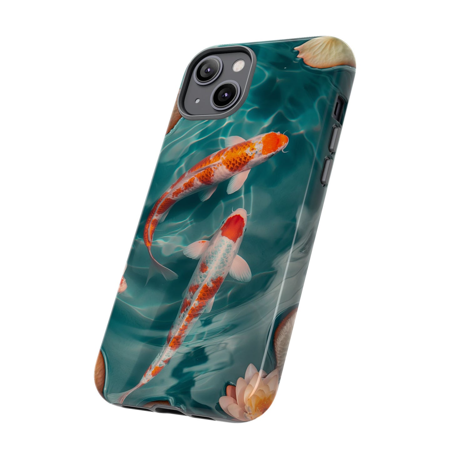 Tranquil Koi Pond – Tough Glossy iPhone Case