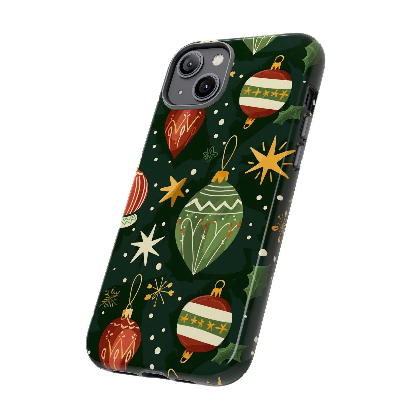 Evergreen Ornament Magic – Tough Glossy iPhone Case