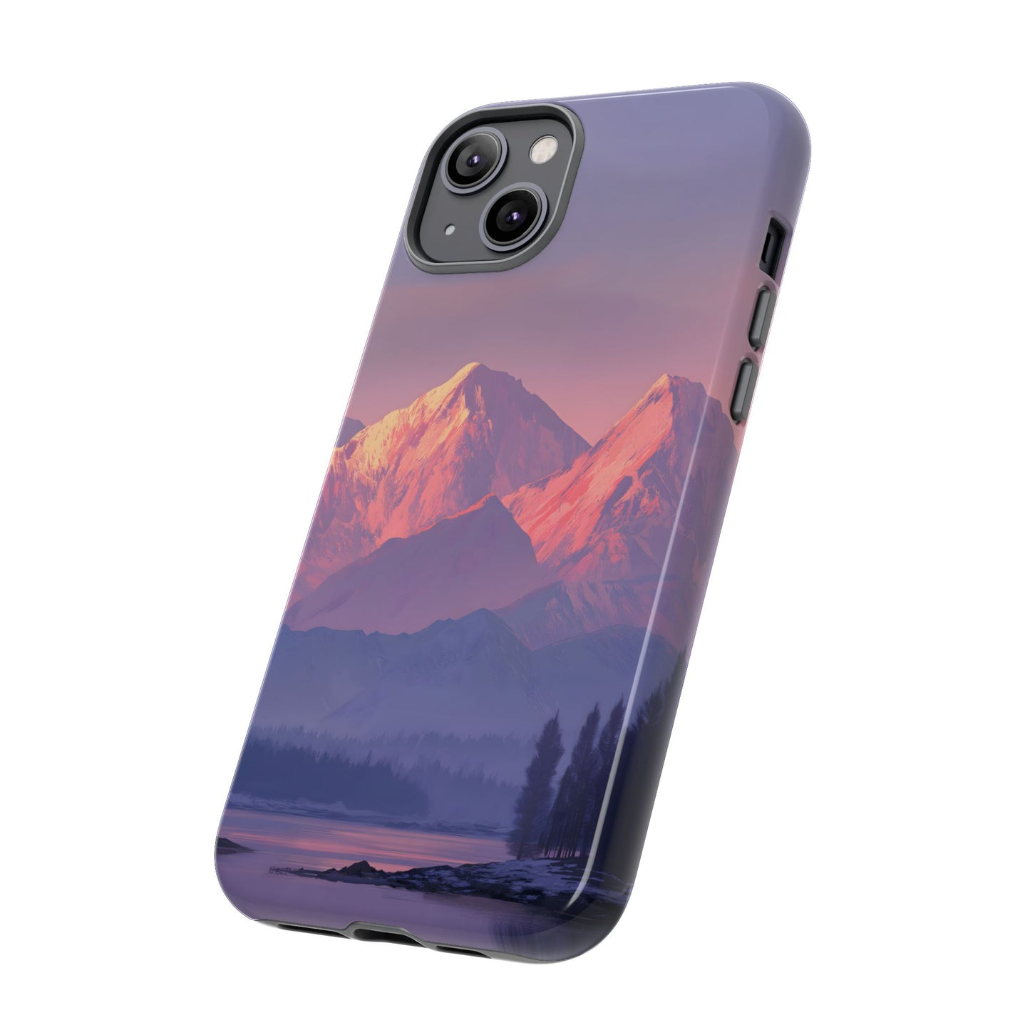 Crimson Peaks – Tough Glossy iPhone Case