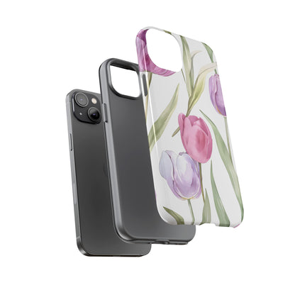 Tulip Serenade – Tough Glossy iPhone Case