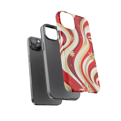 Peppermint Waves – Tough Glossy iPhone Case