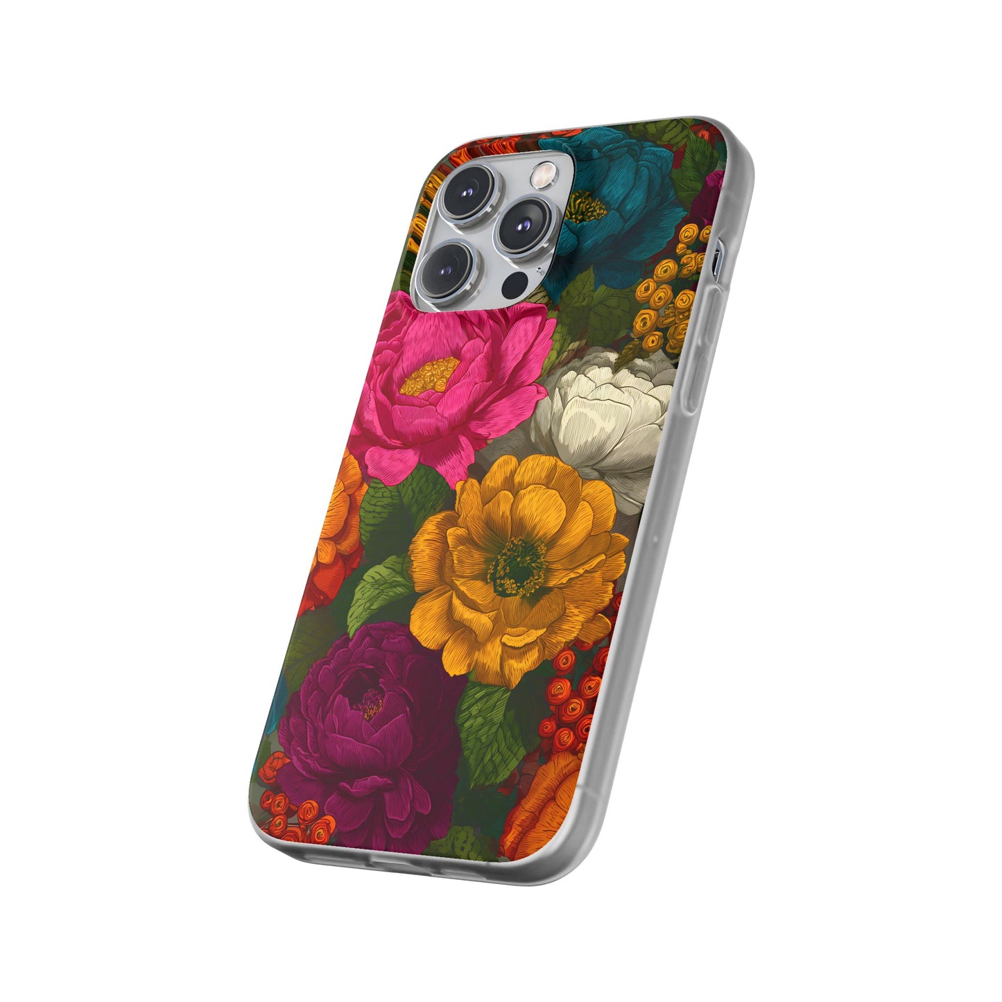 Midnight Bloom - Flexi iPhone Case