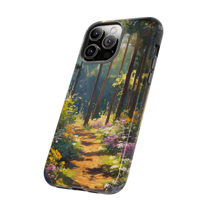 Enchanted Forest Path – Tough Glossy iPhone Case