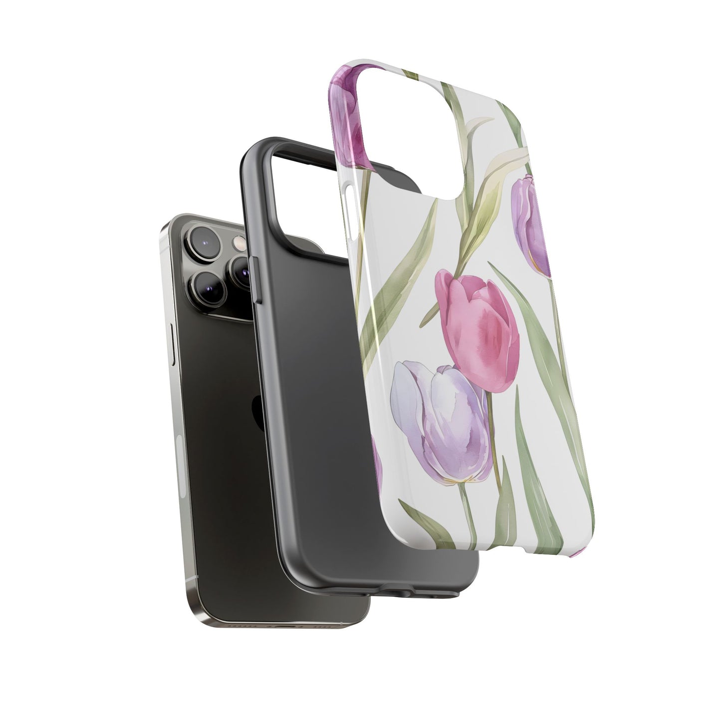 Tulip Serenade – Tough Glossy iPhone Case