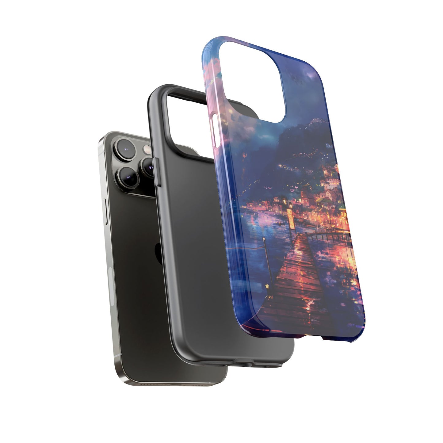 Twilight Harbor – Tough Glossy iPhone Case