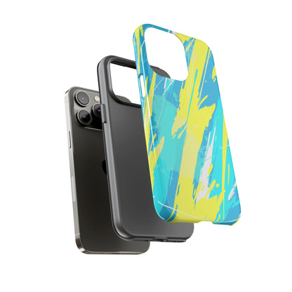 Neon Surge – Tough Glossy iPhone Case