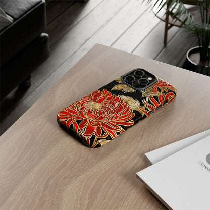 Ember Petals – Tough Glossy iPhone Case