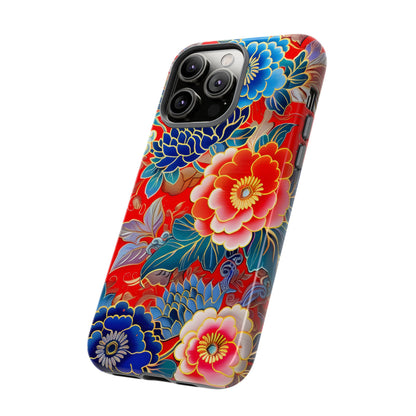Oriental Blossom – Tough Glossy iPhone Case