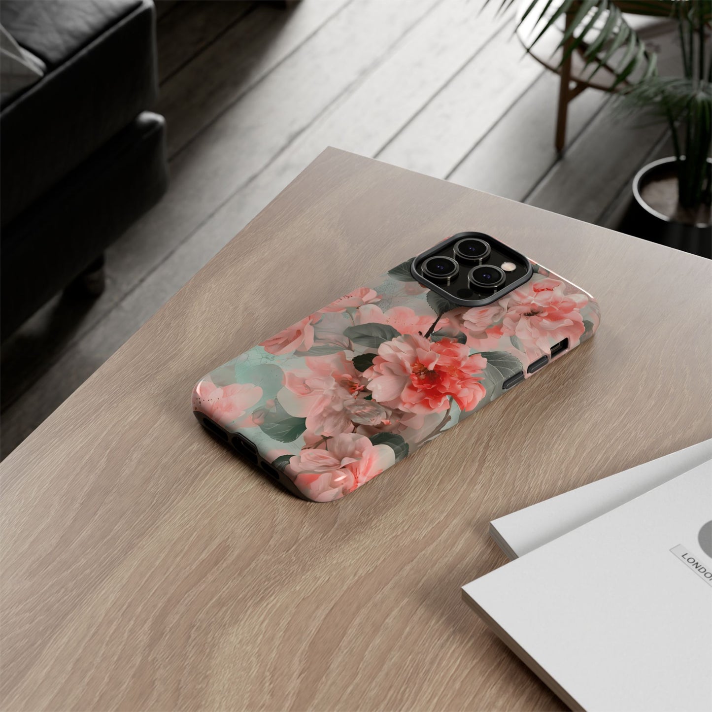 Sakura Drift – Tough Glossy iPhone Case