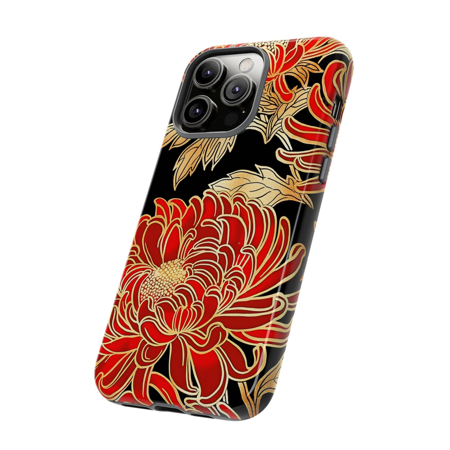 Ember Petals – Tough Glossy iPhone Case