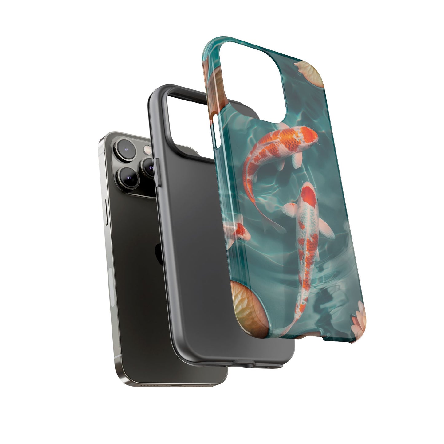 Tranquil Koi Pond – Tough Glossy iPhone Case