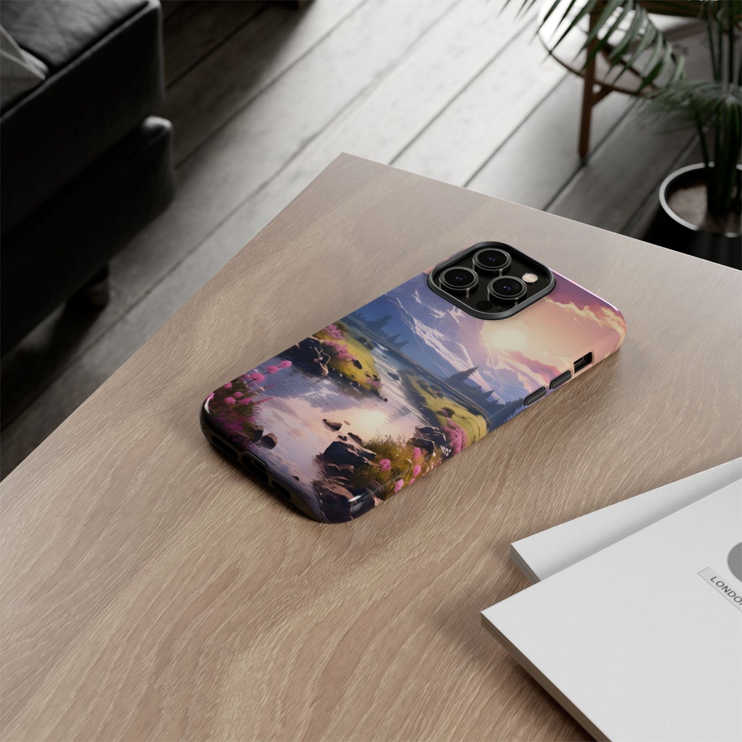 Alpine Dawn – Tough Glossy iPhone Case