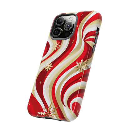 Peppermint Waves – Tough Glossy iPhone Case