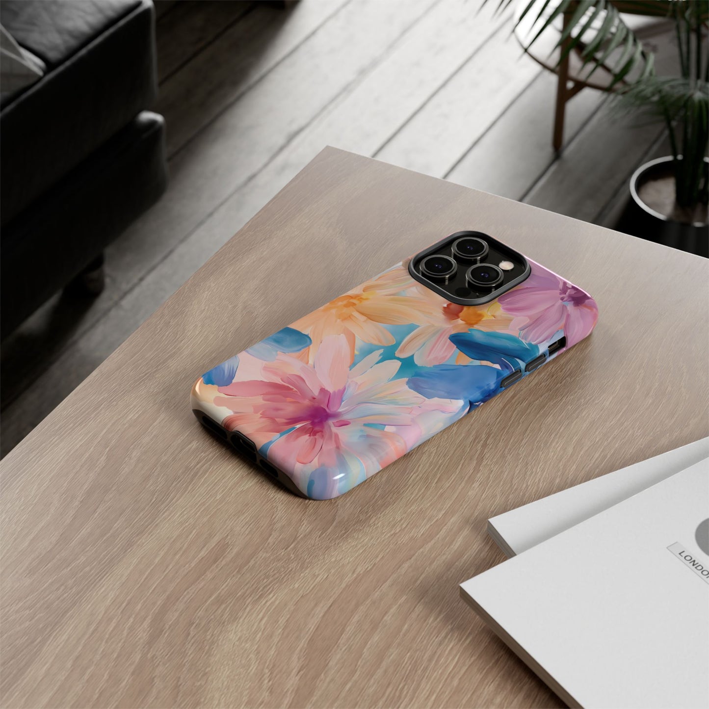 Radiant Bloom – Tough Glossy iPhone Case