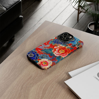 Oriental Blossom – Tough Glossy iPhone Case