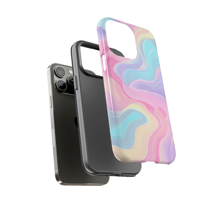 Pastel Mirage – Tough Glossy iPhone Case